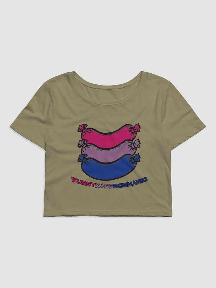 Bi Pride Crop Sausage Tee product image (2)