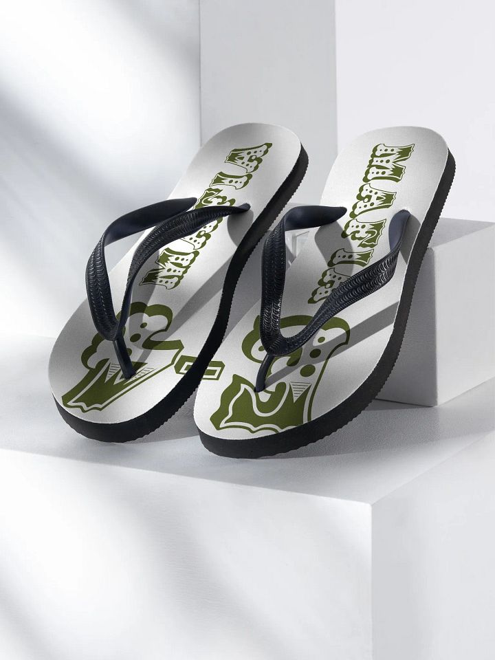 Artistic Numerical Connection Flip-Flops product image (1)