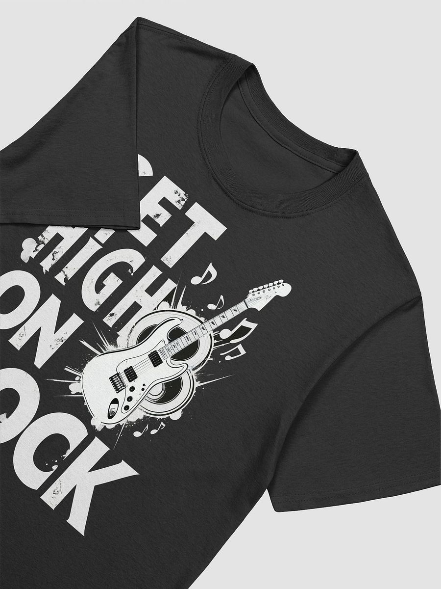 Rock Music-Inspired T-Shirt – Bold 'GET HIGH ON ROCK' Design, Unisex Fit product image (7)