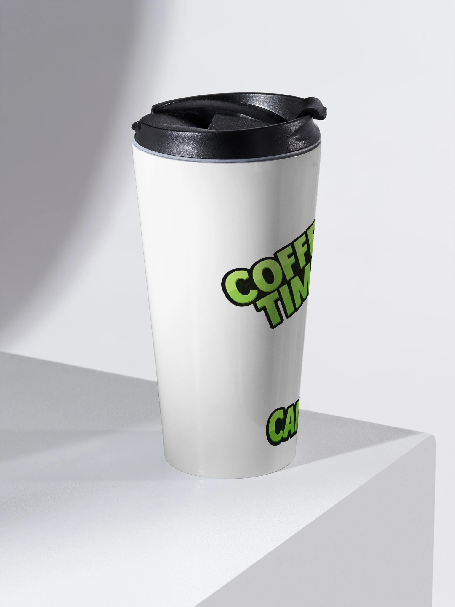 Stainless Steel Travel Mug - Coffee Time! product image (1)