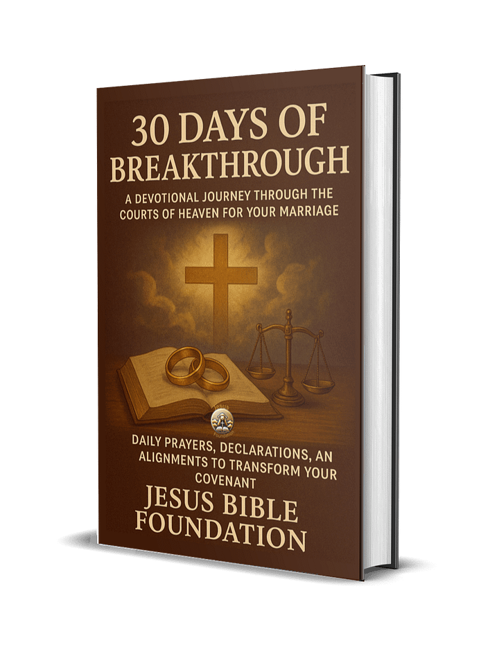 30 Days of Breakthrough: A Devotional Journey Through the Courts of Heaven for Your Marriage Daily Prayers, Declarations, and Alignments to Transform Your Covenant product image (1)