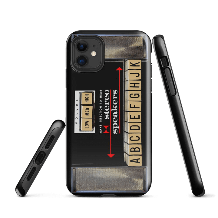 Retro Stereo Jukebox iPhone® Case product image (1)