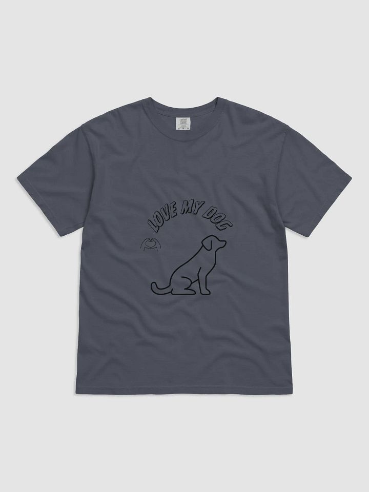 Love My Dog Heavyweight Cotton T-Shirt product image (6)