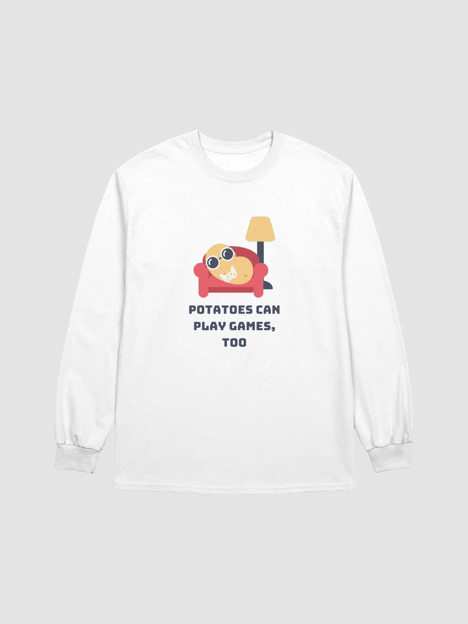 Couch Potato - Unisex Long Sleeves Shirt product image (7)