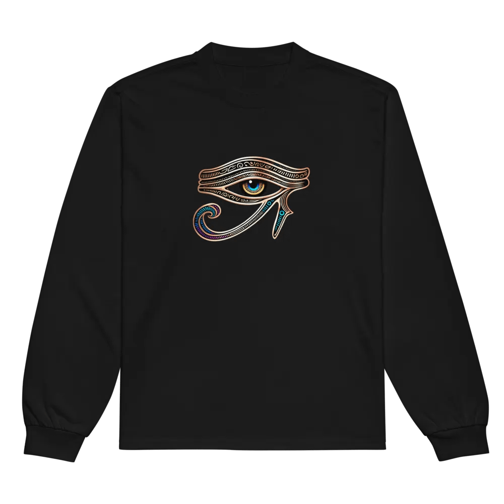[Eye of Horus 2] - Unisex Premium Heavyweight Long Sleeve Shirt product image (8)