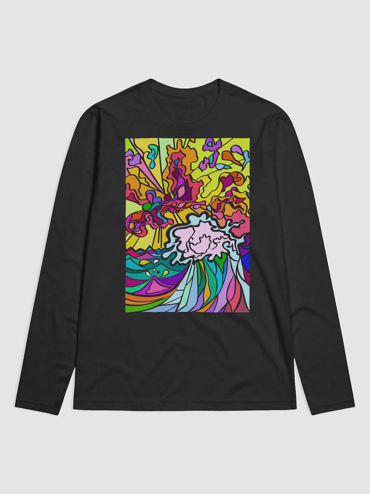 Vibrant Flow Long Sleeve - Wave at Sunset product image (3)