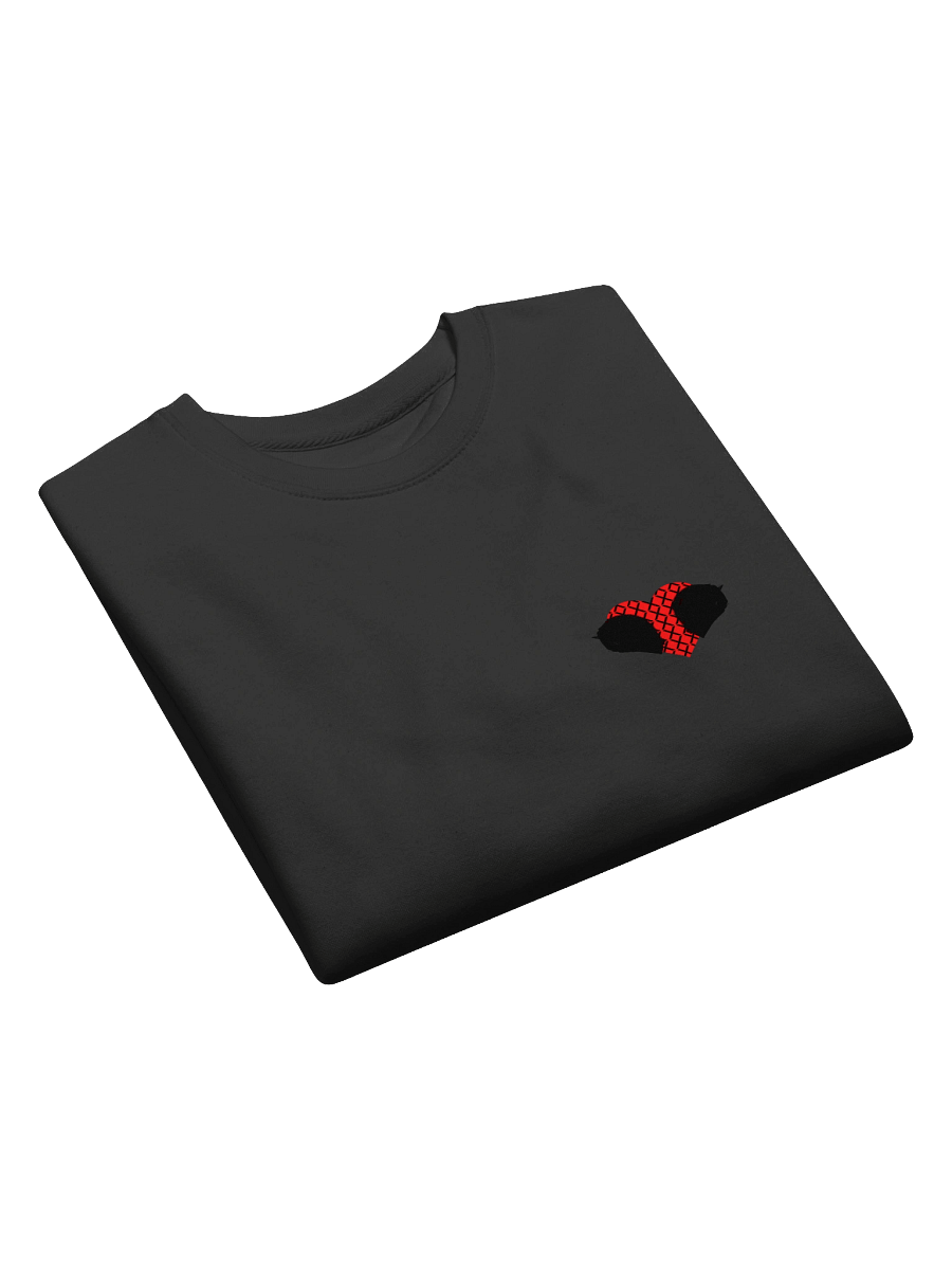 Matching Road Helmet Heart (Black-Right) | Crewneck product image (3)
