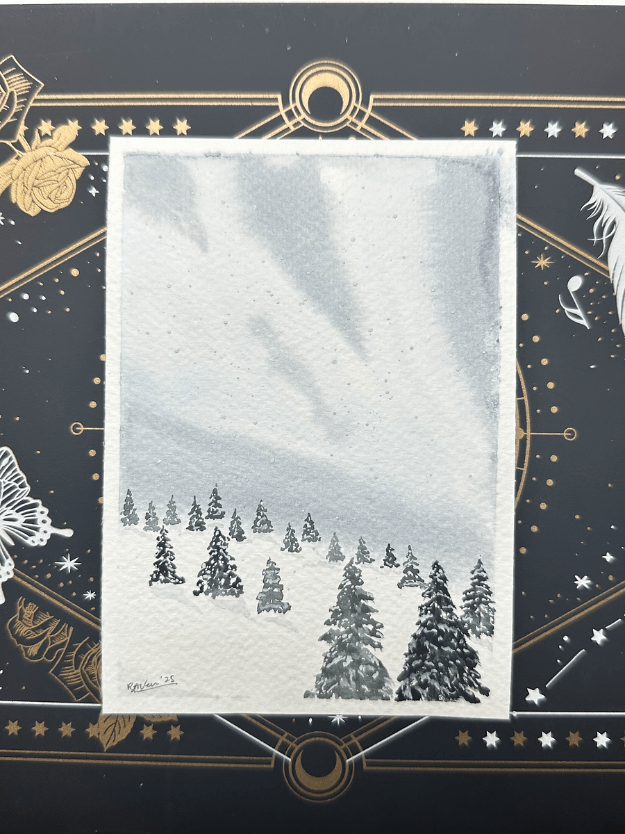 Aurora Borealis : Glow-In-The-Dark Watercolour Paintings product image (1)