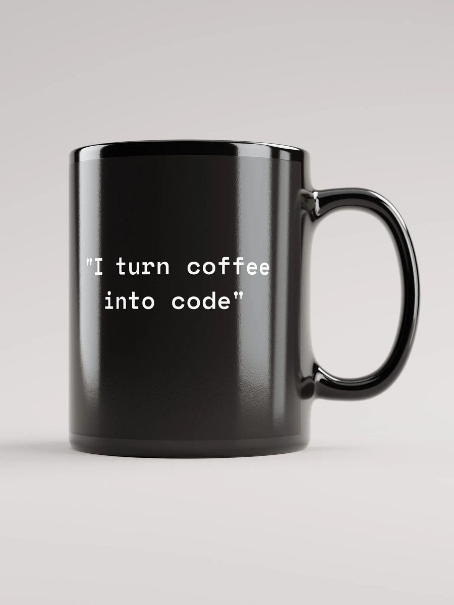 "I turn coffee into code" Mug product image (2)