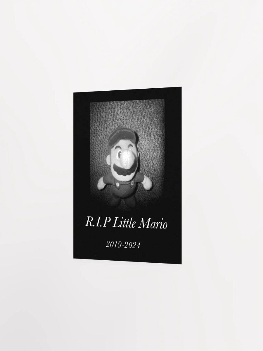 Little Mario Memorial Poster (rest in peace.) product image (2)
