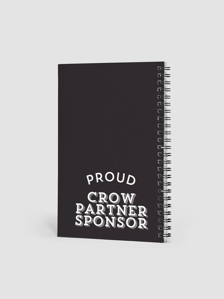 PROUD CROW PARTNER SPONSOR NOTEBOOK product image (2)