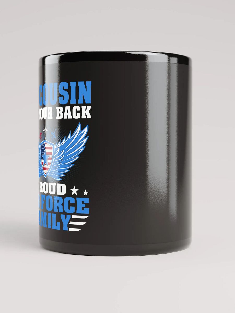 Cousin Proud Air Force Family - Black Mug product image (3)