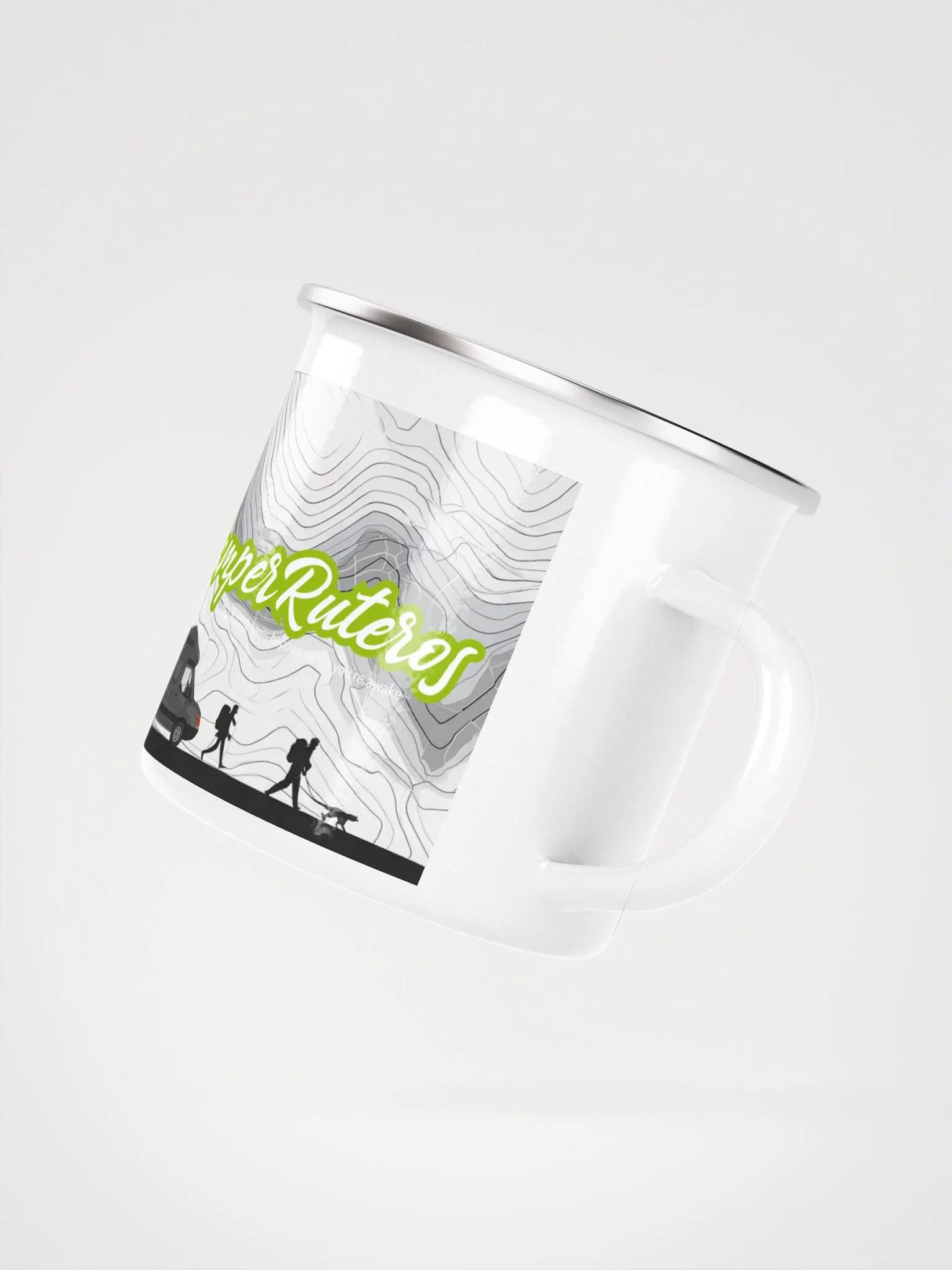 Taza Metálica CamperRuteros – Aventuras Camper product image (3)