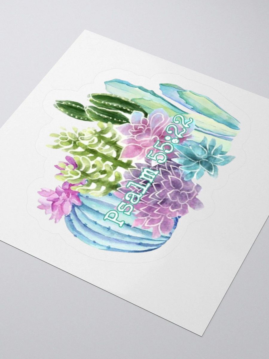 Psalms 55:22 Sticker product image (3)