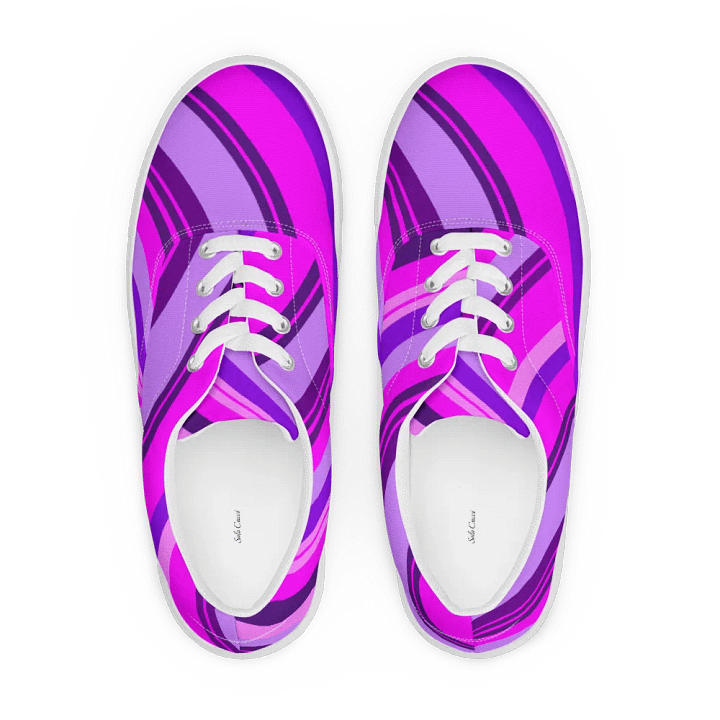Pink Swirl Lace-Up Shoes product image (2)