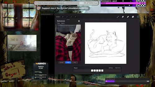 Kitty | #john_da_painterfineart on #Twitch
Teaching myself animation again. #animation #twitch #gif #procreate