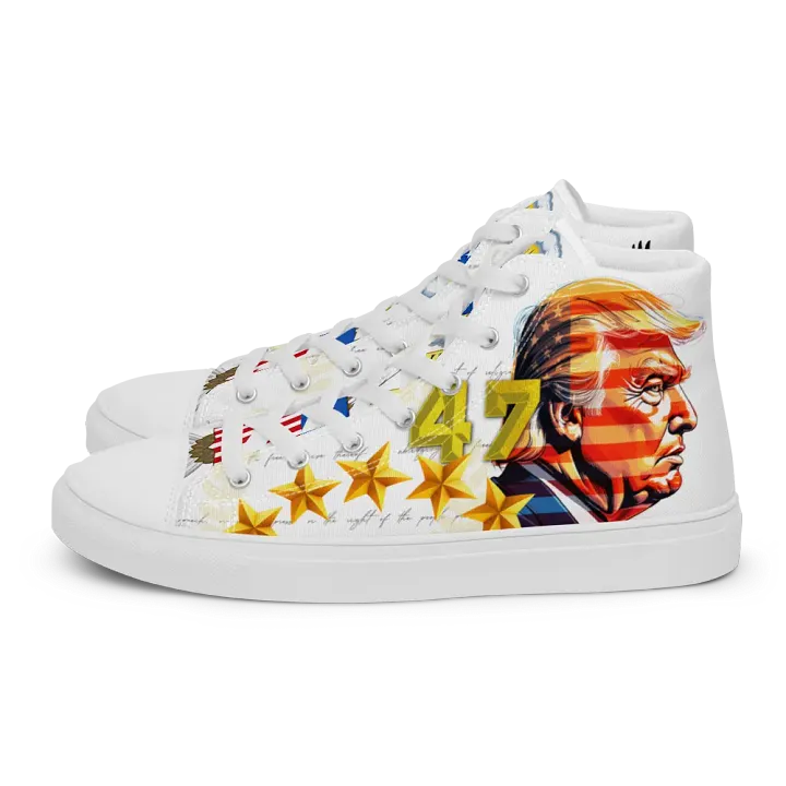 PRESIDENTIAL 1 High Top Trump Sneakers Men's Comfortable Breathable 47 Elect Shoes product image (1)