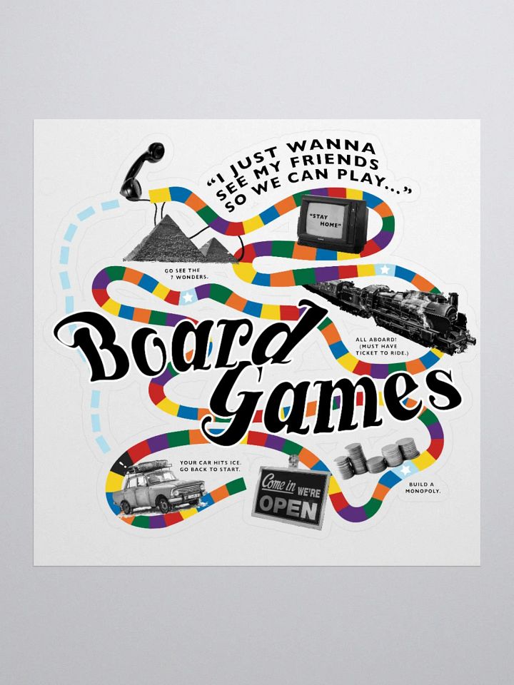 Board Games Sticker product image (1)