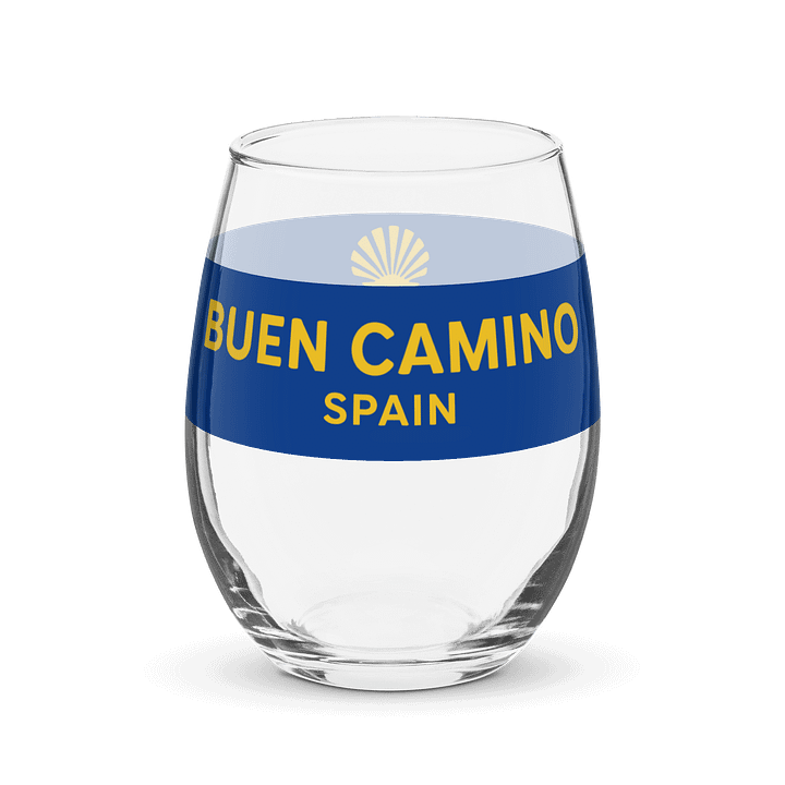 Buen Camino Francés - Stemless Wine Glass product image (1)