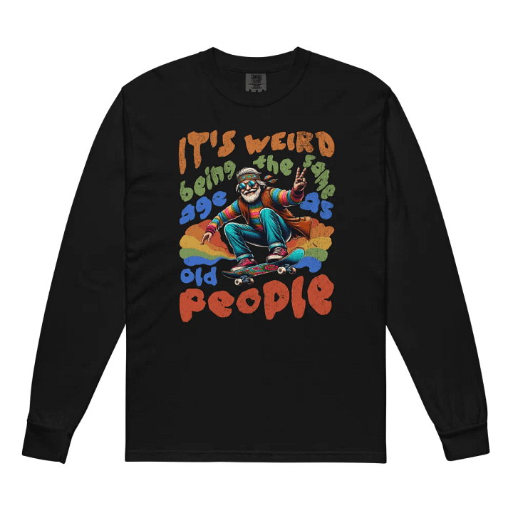 Vintage Skater Peace Long Sleeve Shirt product image (2)