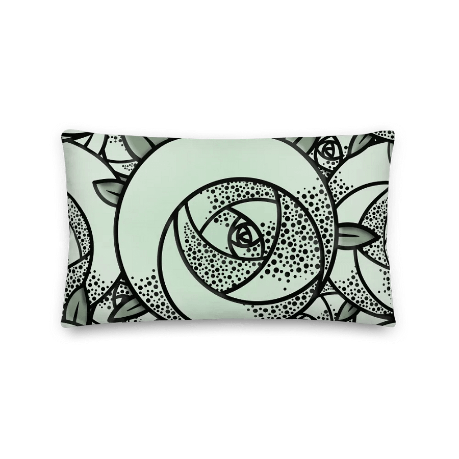 Rose pattern pillow product image (2)