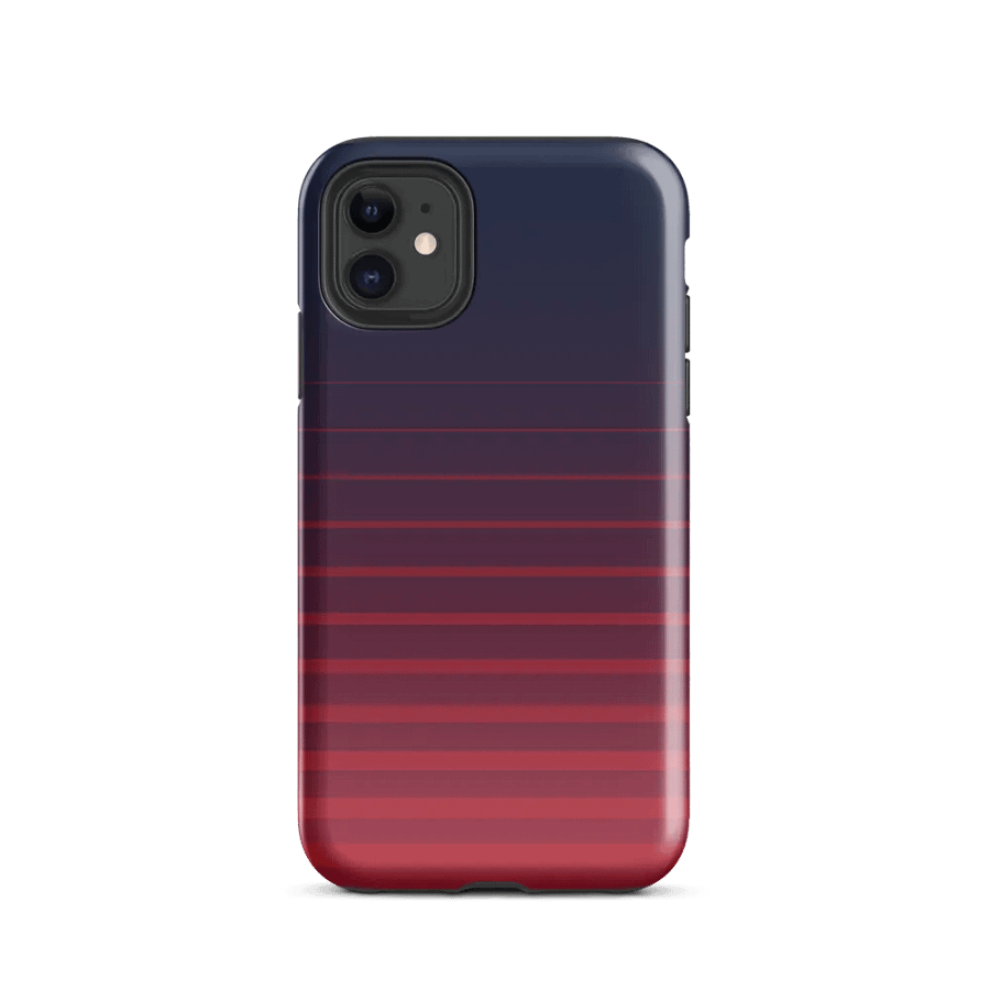 Gradient Stripes Tough iPhone® Case product image (47)