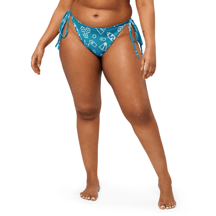 Beach Necessities Pattern String Bikini Bottom product image (4)