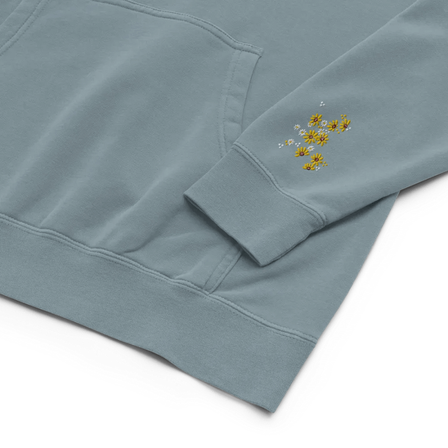 Cute Capybara and Daisy Flower Embroidered Hoodie product image (11)