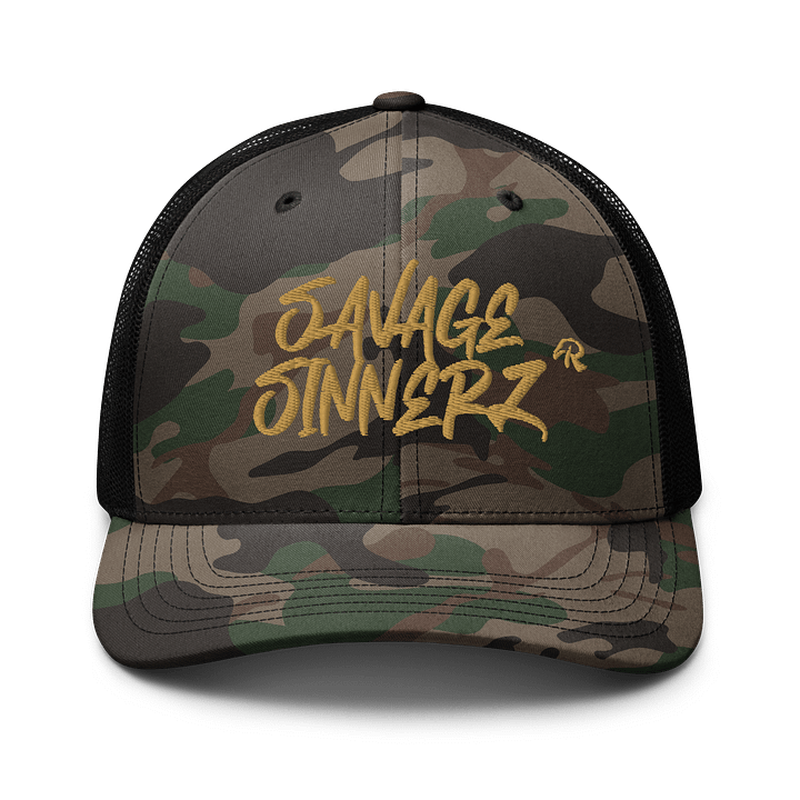 SavageSinnerz Camo Hat product image (1)
