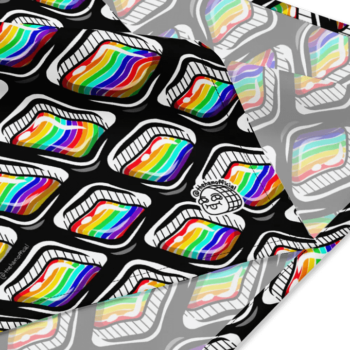 Rainbow Holes Pattern Bandana product image (2)