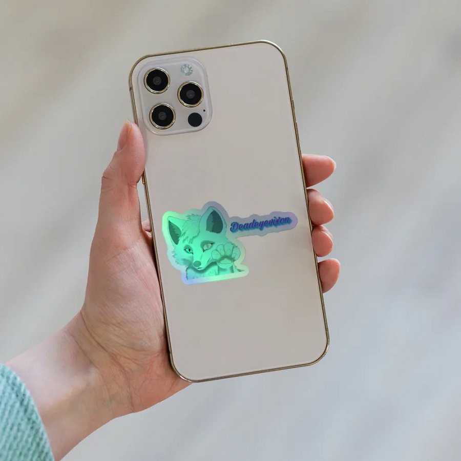 Holographic Deadeyevixon sticker product image (6)