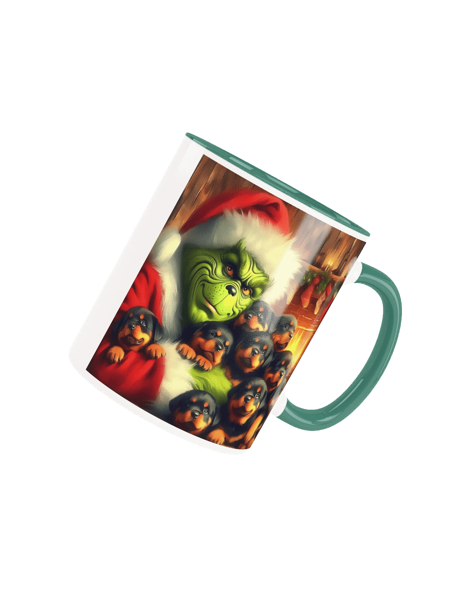 The Grinch Who Stole Rottweilers Ceramic Mug product image (15)