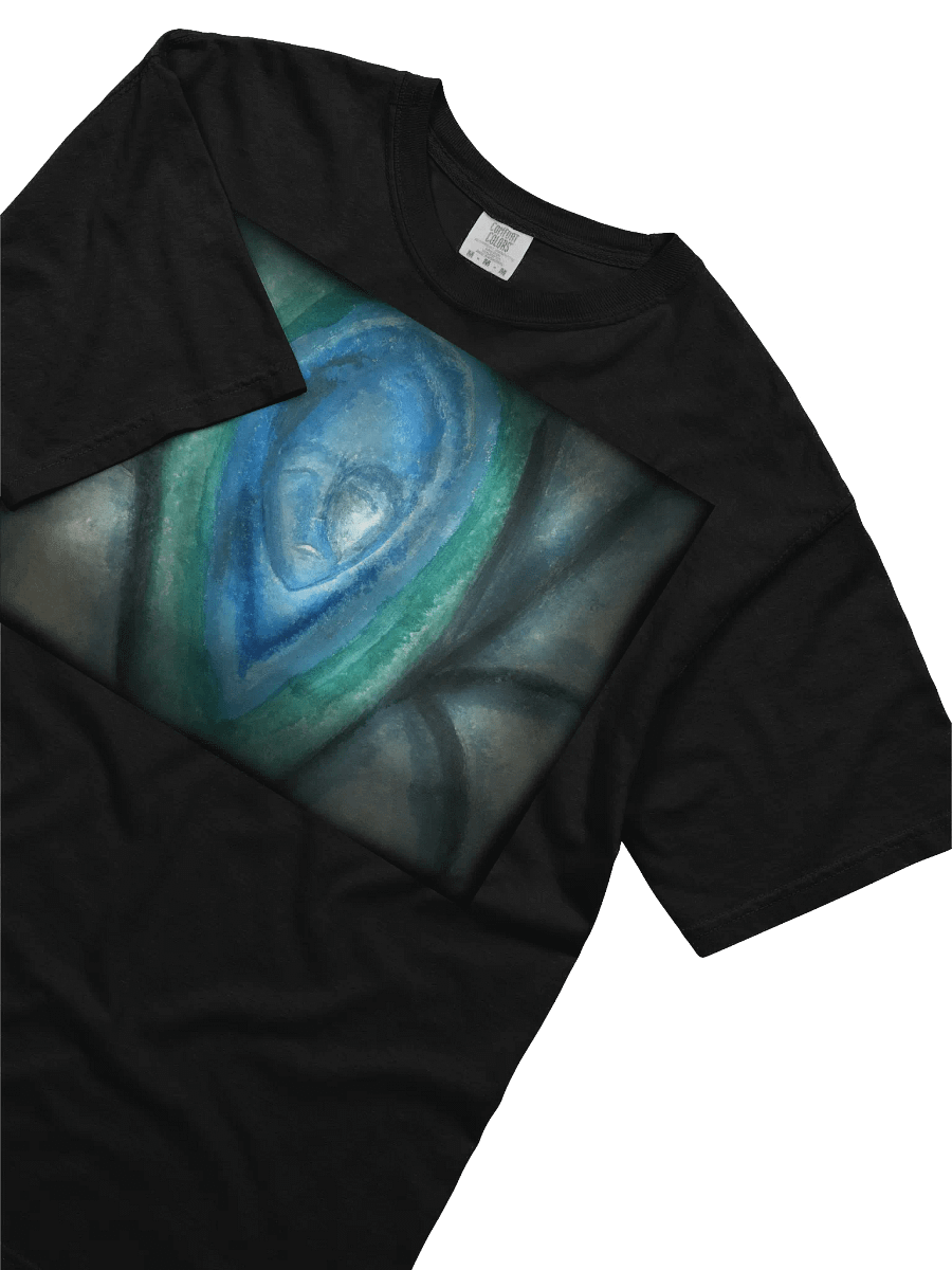 Fluidity in Blue and Green Abstract T-Shirt product image (3)