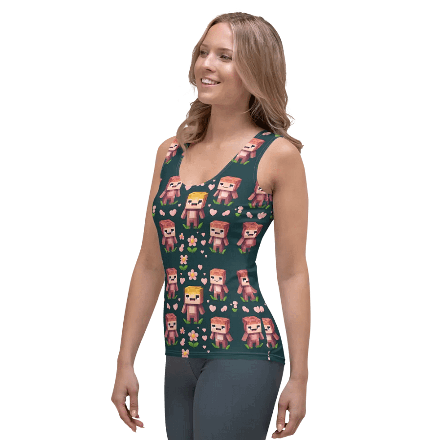 Pixelated Love Women's Tank Top product image (3)