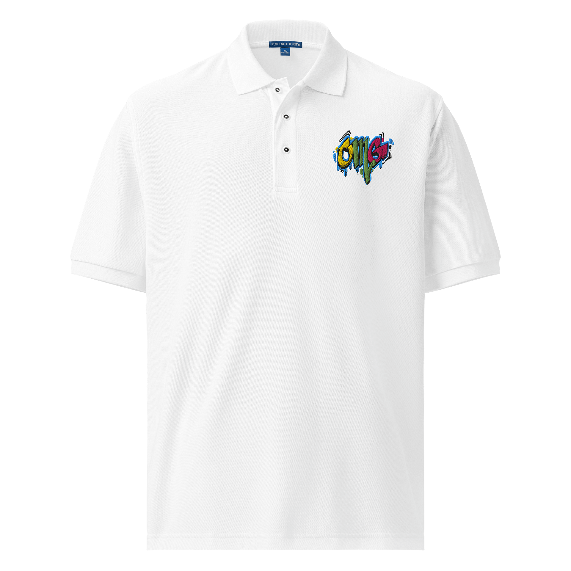 OMG Graffiti Street Art Polo Shirt product image (1)