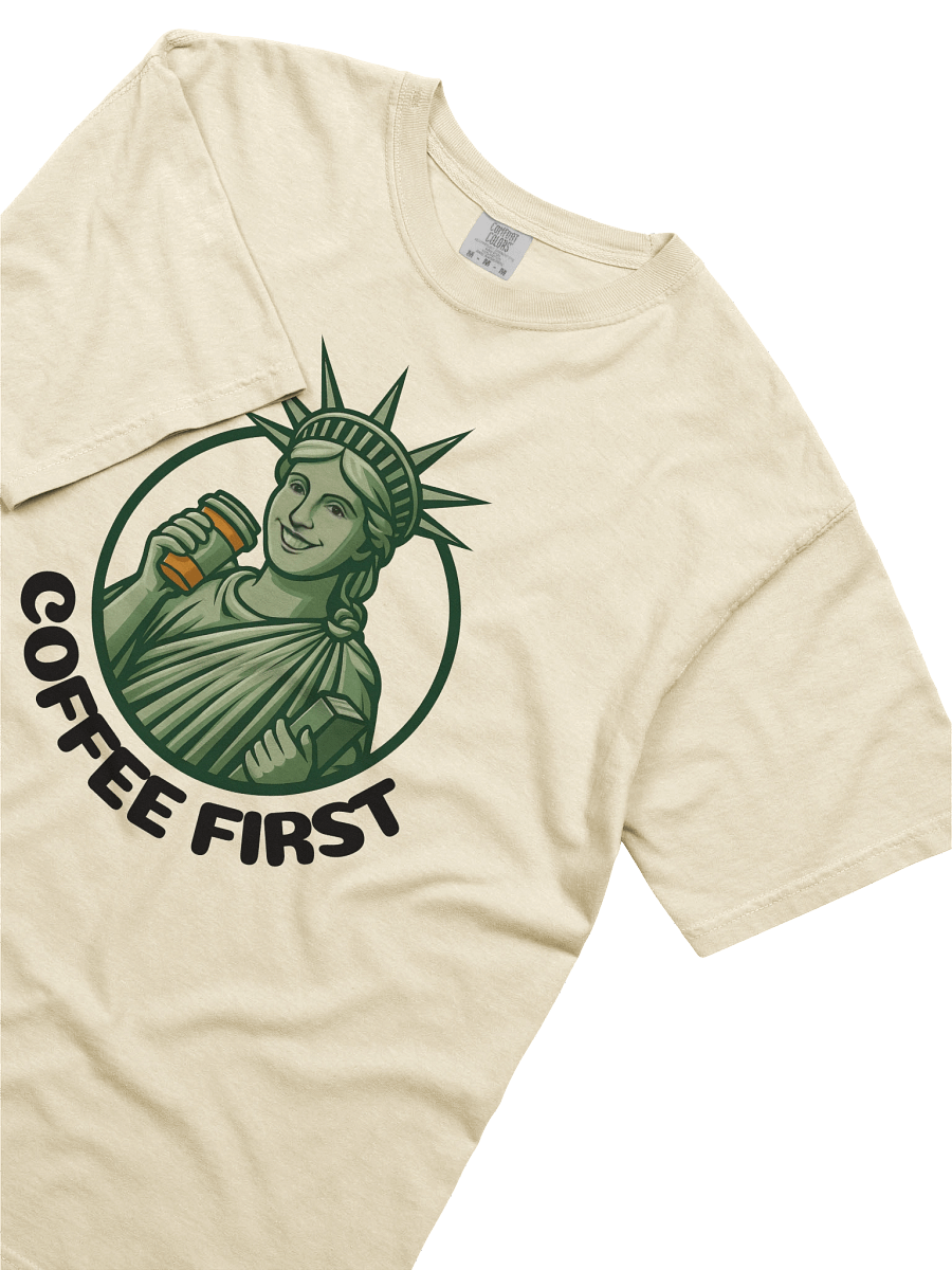 Coffee First Premium Unisex T-Shirt product image (13)