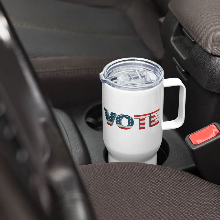 On-the-Go Pro Stainless Steel Travel Mug with Handle product image (7)
