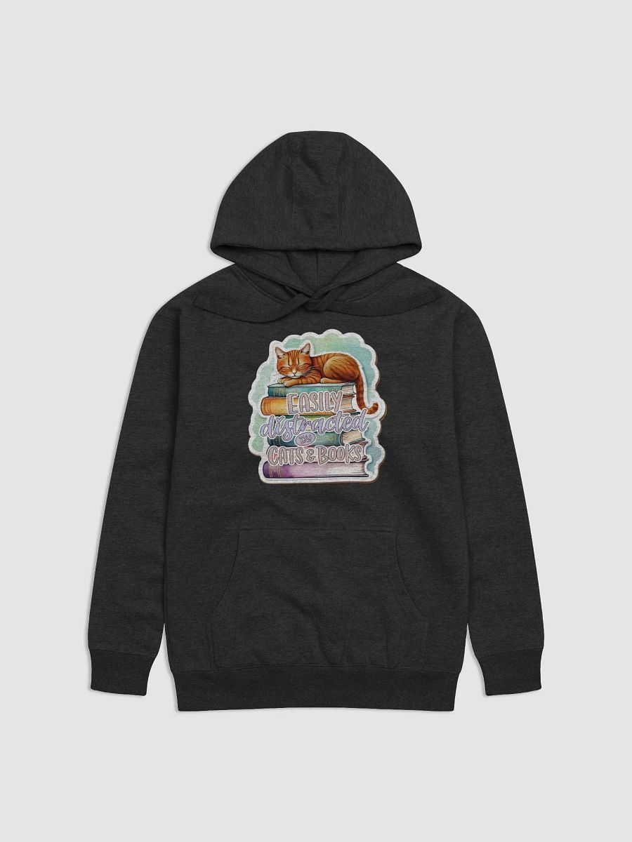 Cozy Cat & Books Hoodie product image (1)