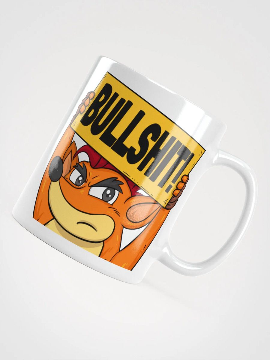 Bullsh*t Emote White Mug product image (4)