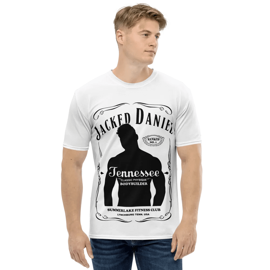 Jacked Daniel Large Print T-shirt product image (2)