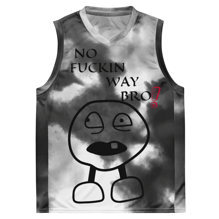 Shocked Expression All-Over Print Basketball Jersey product image (2)
