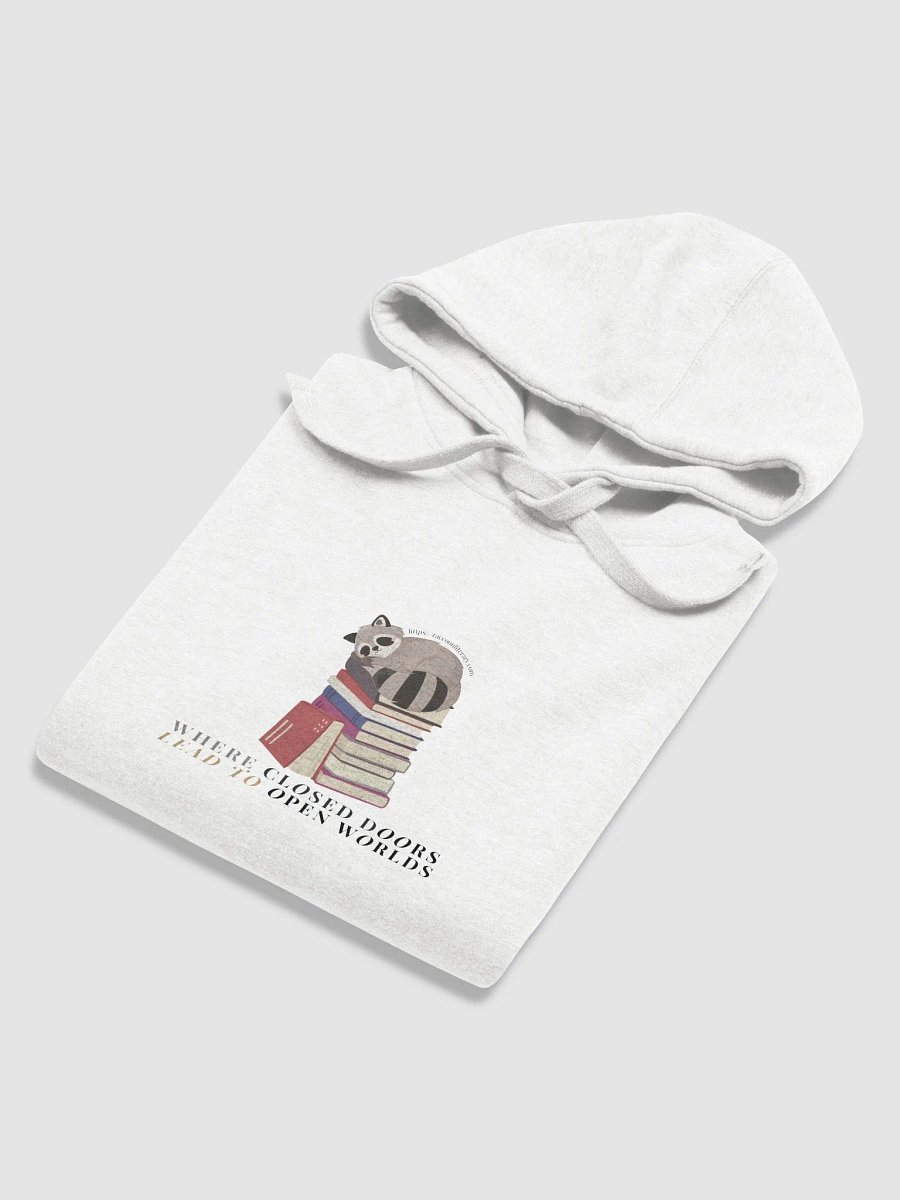 Dreamy Bookworm Raccoon Hoodie product image (6)
