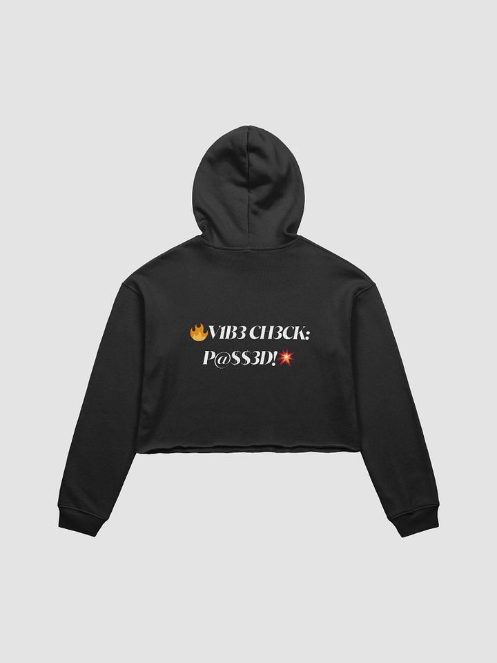 $.T.@.T - V!B3 CH£CK P@SSED Crop Hoodie product image (9)