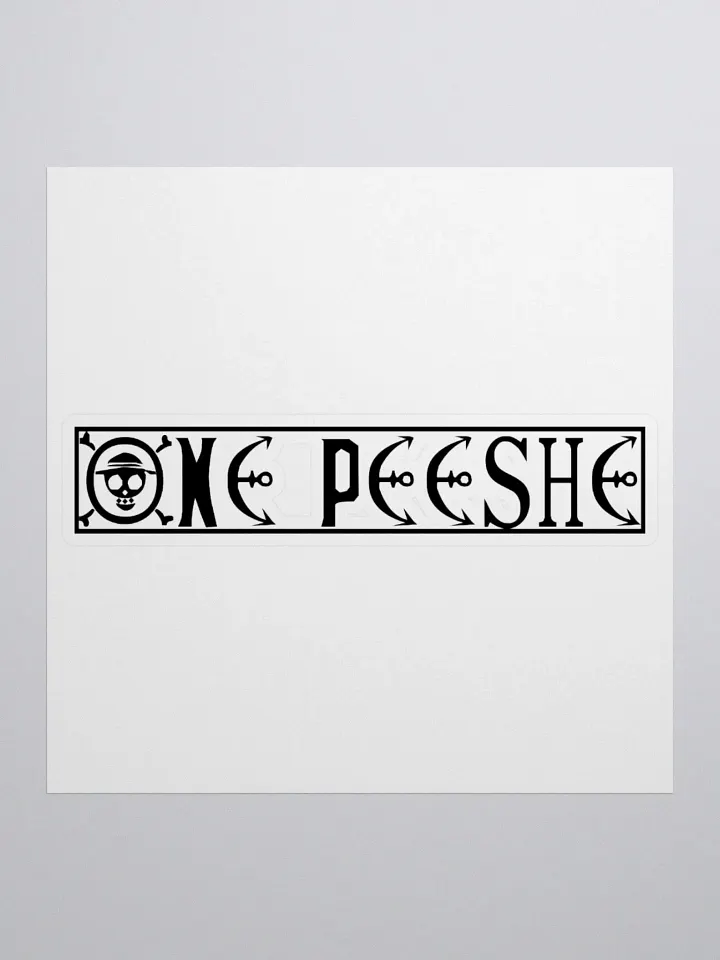 ONE PEESHE Sticker product image (1)