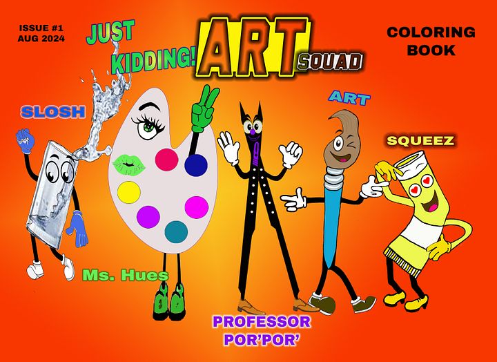 ART SQUAD COLORING BOOK product image (1)