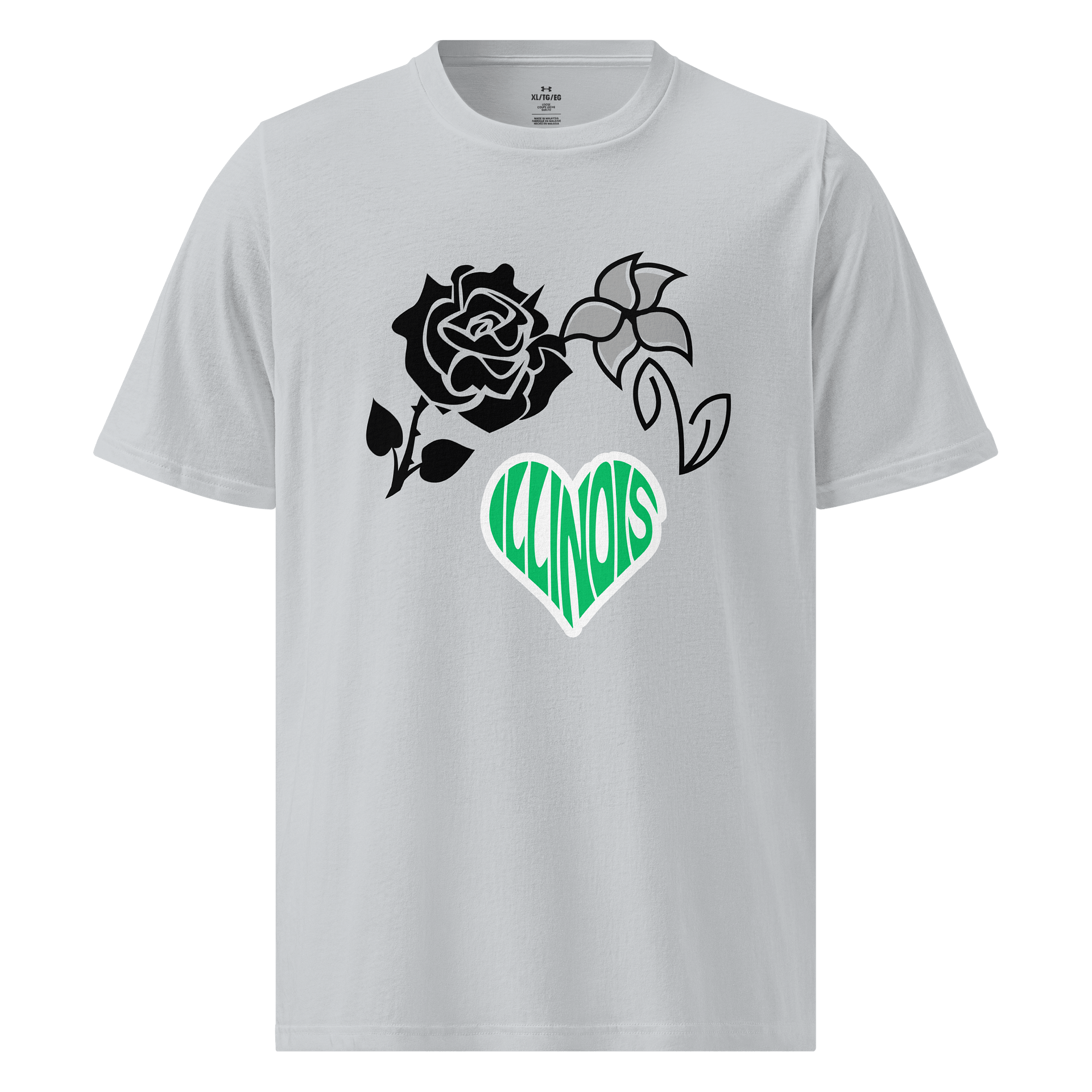 Illinois Bunny Athletic Tee product image (1)