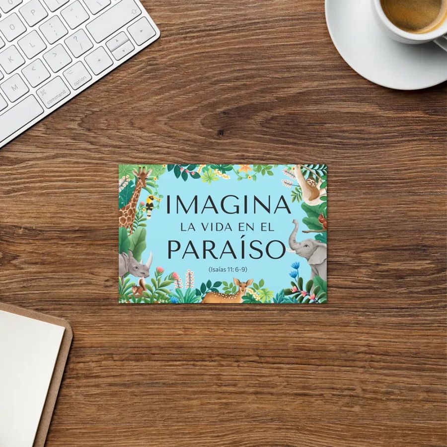 'Imagina la Vida en el Paraíso' Greeting Card product image (11)