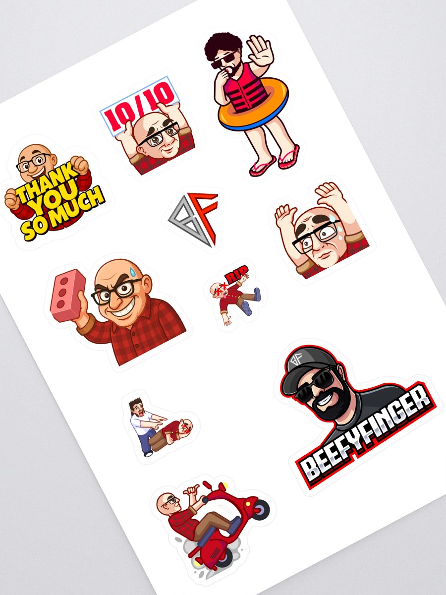 Beefy Stickers product image (1)