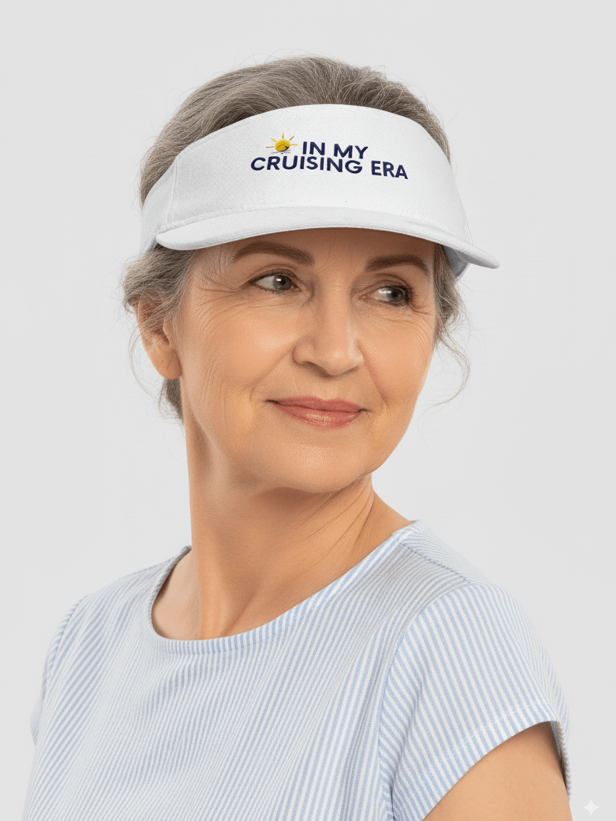 In My Cruising Era Sun Visor – Cruise Lover Accessory product image (1)