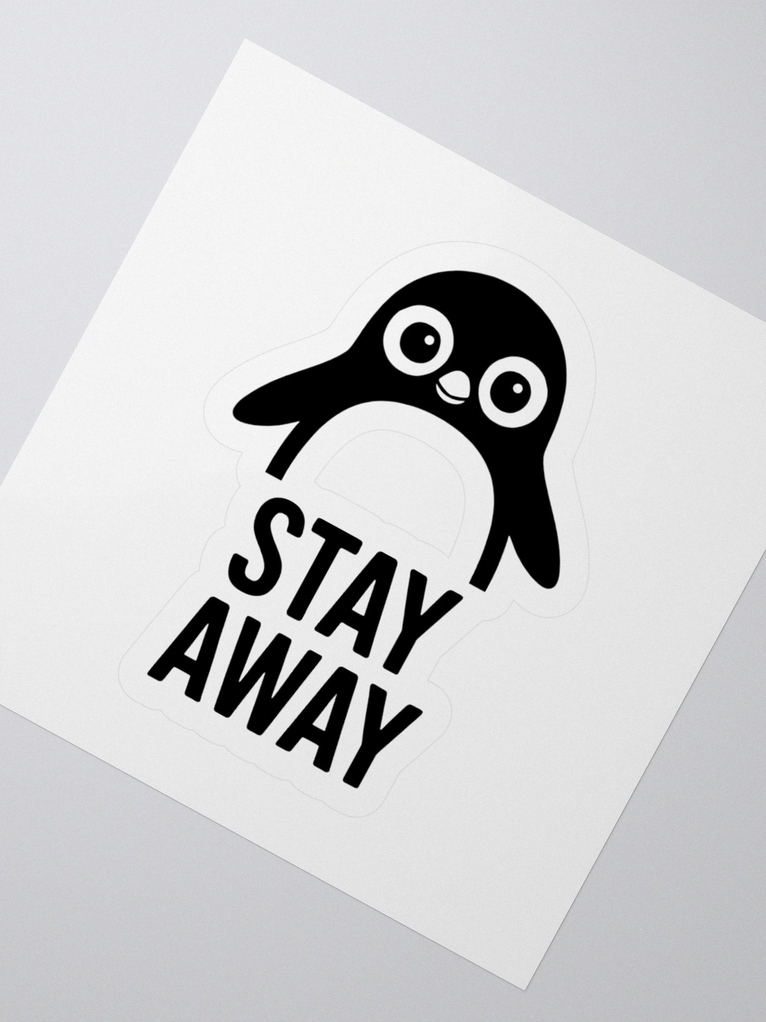 Stay Away Kiss Cut Stickers product image (6)